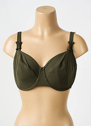 Sutien de costum de baie elasticitate sutien balconet cu decolteu înalt verde EMPREINTE femeie