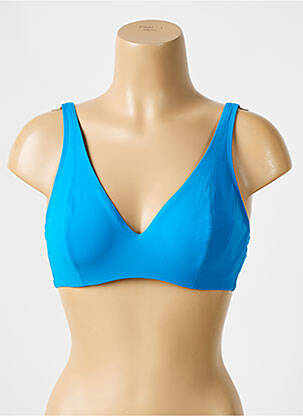 Sutien de costum de baie elasticitate sutien balconet cu decolteu înalt albastru EMPREINTE femeie