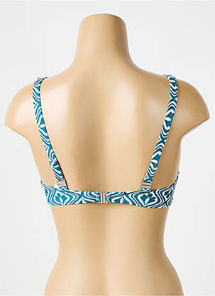 Sutien de costum de baie elasticitate sutien cupe întregi cu decolteu înalt verde ANTIGEL femeie