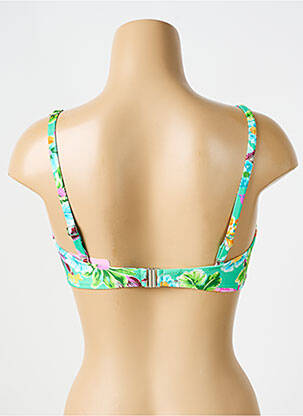 Sutien de costum de baie elasticitate top bentiță verde ANTIGEL femeie