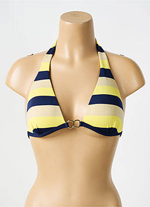 Sutien de costum de baie elasticitate top sutien modelat galben ANDRES SARDA femeie