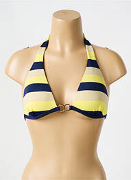 Sutien de costum de baie elasticitate top sutien modelat galben ANDRES SARDA femeie