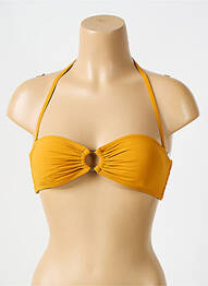 Sutien de costum de baie elasticitate top bentiță galben AUBADE femme