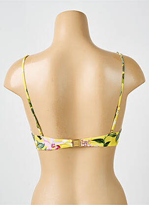 Sutien de costum de baie elasticitate top sutien modelat galben LISE CHARMEL femeie