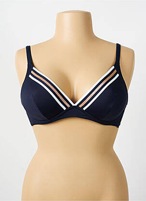 Sutien de costum de baie albastru ANTIGEL femeie