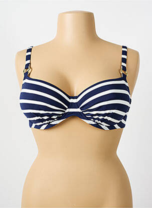 Sutien de costum de baie bretele elastice reglabile albastru PRIMADONNA femeie