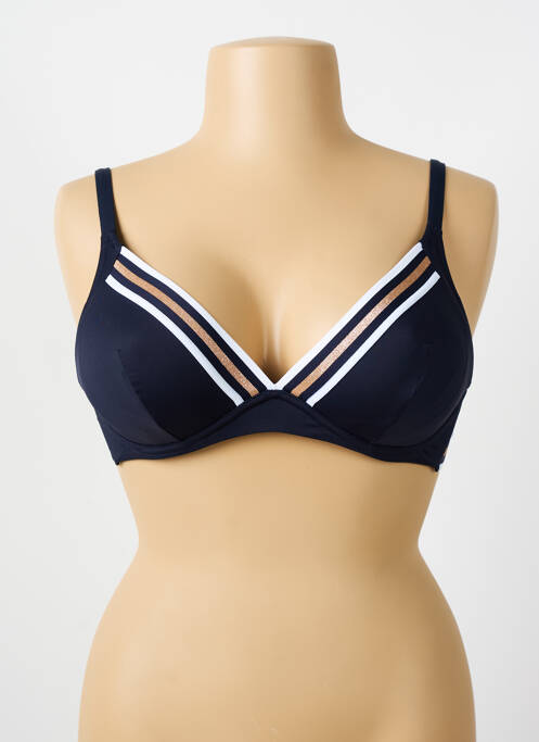 Sutien de costum de baie albastru ANTIGEL femeie