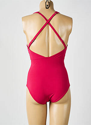 Costum de baie dintr-o singură piesă bretele elastice reglabile roz SIMONE PERELE femeie
