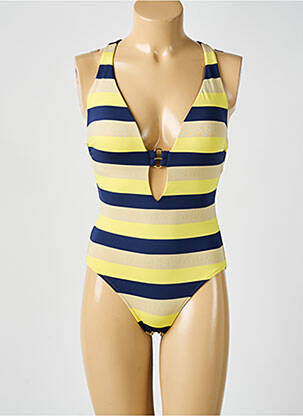Costum de baie dintr-o singură piesă imprimeu fantezie galben ANDRES SARDA femeie