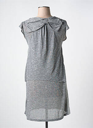 Rochie scurtă mâneci scurte mâneci scurte gri REDSOUL femeie