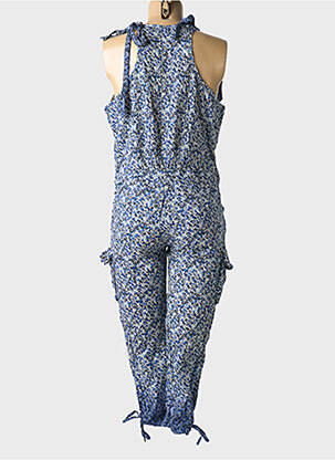 Salopetă-pantalon bretele subțiri bretele subțiri albastru REDSOUL fată