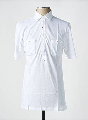 Polo alb LES GARCONS FACILES bărbat