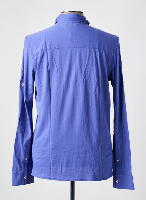 Cămașă cu mâneci lungi violet LES GARCONS FACILES bărbat