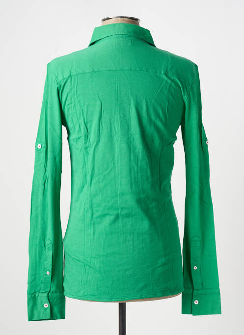 Cămașă cu mâneci lungi verde LES GARCONS FACILES bărbat