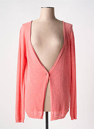 Vestă cu mâneci lungi portocaliu TBS femeie