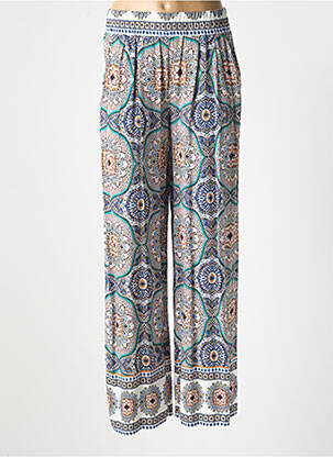Pantalon larg albastru MOLLY BRACKEN femeie
