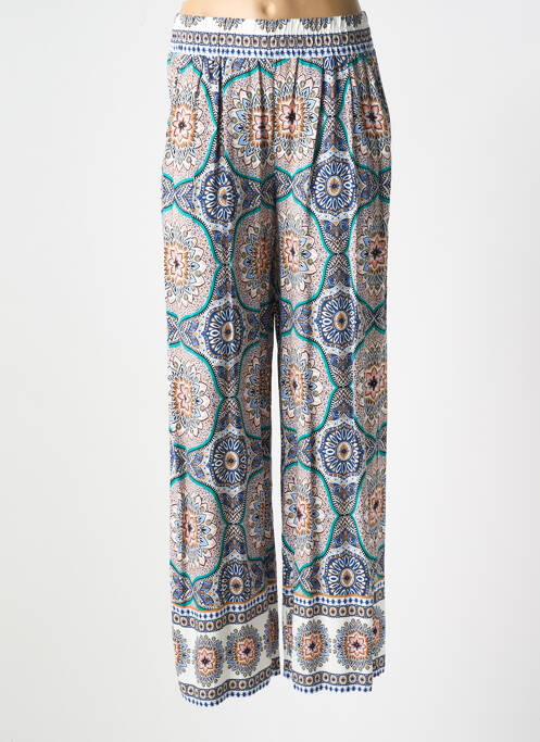 Pantalon larg albastru MOLLY BRACKEN femeie