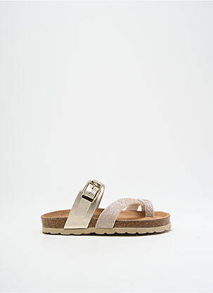 Șlapi auriu BELLAMY fată