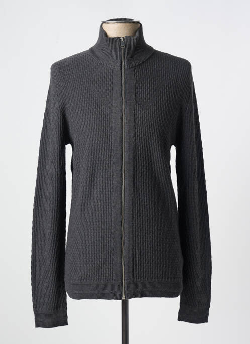 Vestă cu mâneci lungi gri SELECTED bărbat