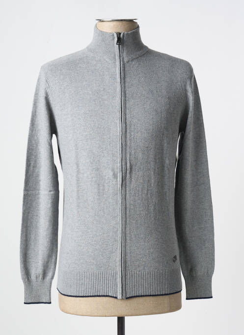 Vestă cu mâneci lungi gri IZAC bărbat