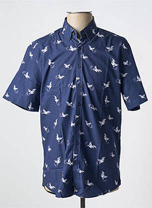 Cămașă cu mâneci scurte albastru IZAC bărbat