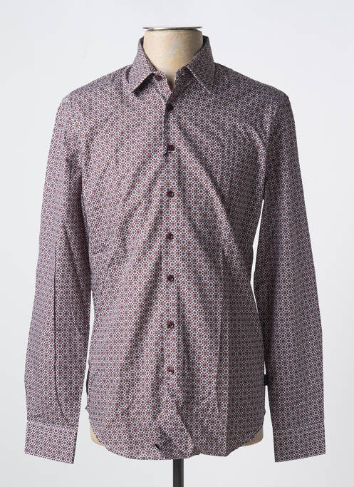 Cămașă cu mâneci lungi roșu IZAC bărbat