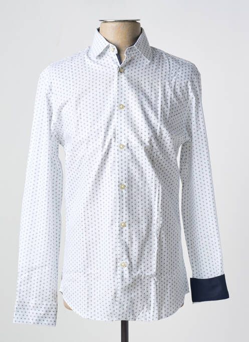 Cămașă cu mâneci lungi alb SELECTED bărbat