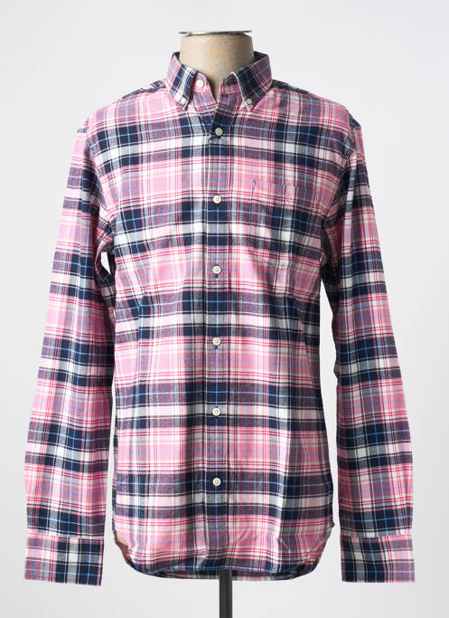 Cămașă cu mâneci lungi roz GANT bărbat