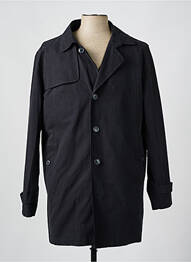 Trench guler tip costum fără glugă negru SELECTED homme