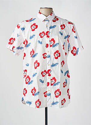 Cămașă cu mâneci scurte roșu SELECTED bărbat