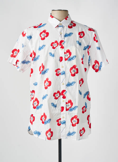 Cămașă cu mâneci scurte roșu SELECTED bărbat