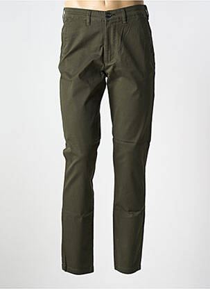 Pantalon chino bio mărime normală verde SELECTED bărbat