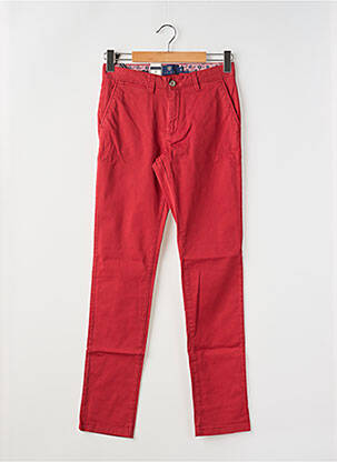 Pantalon chino roșu IZAC bărbat