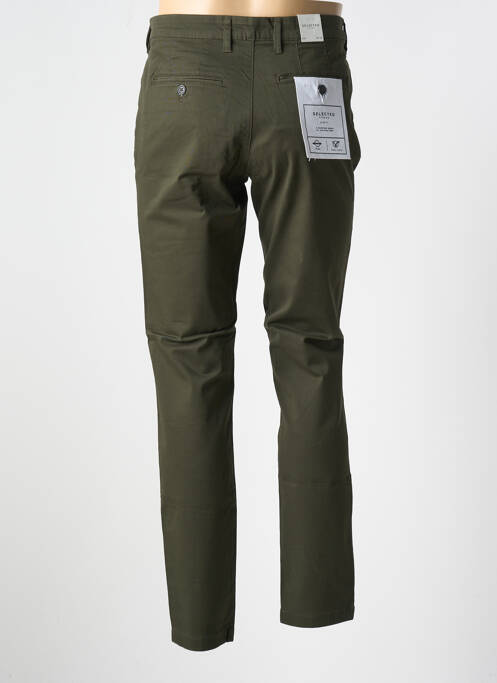 Pantalon chino verde SELECTED bărbat