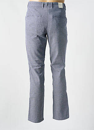 Pantalon chino țesătură melanj mărime normală albastru SELECTED bărbat
