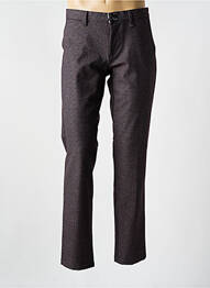 Pantalon chino țesătură melanj mărime normală violet IZAC homme