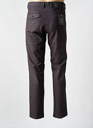 Pantalon chino țesătură melanj mărime normală violet IZAC bărbat