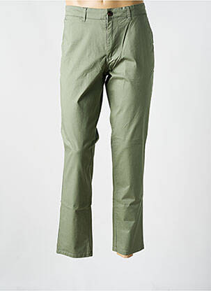 Pantalon chino bio mărime normală verde SELECTED bărbat
