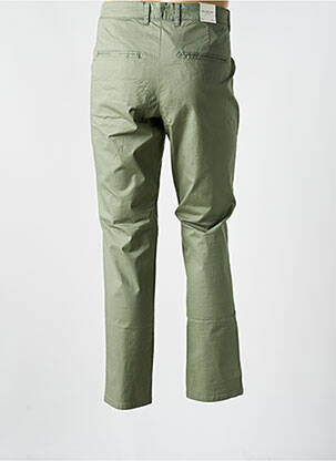 Pantalon chino bio mărime normală verde SELECTED bărbat
