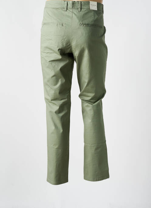 Pantalon chino verde SELECTED bărbat