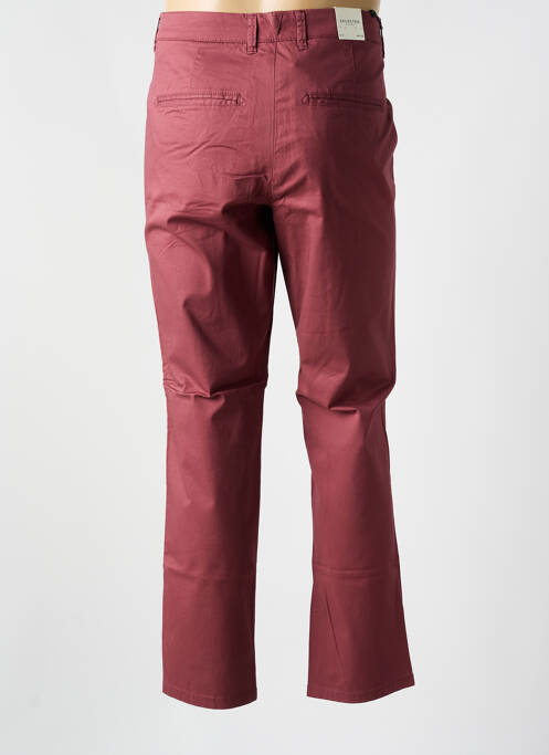 Pantalon chino roz SELECTED bărbat