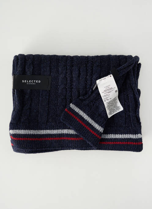 Eșarfă albastru SELECTED bărbat