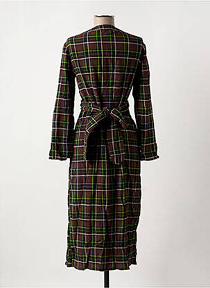 Rochie midi mâneci lungi mâneci lungi maro NICE THINGS femeie