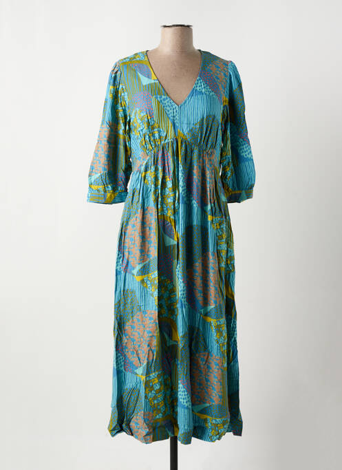 Rochie lungă albastru WHITE STUFF femeie