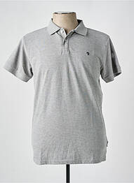Polo elasticitate mâneci scurte gri J&JOY homme