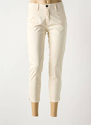 Pantalon 7/8 elasticitate mărime normală bej SUNNY STUDIO femeie