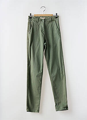 Pantalon slim țesătură poplin mărime normală verde WHITE STUFF femeie