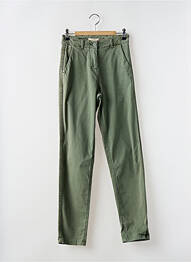 Pantalon slim țesătură poplin mărime normală verde WHITE STUFF femeie