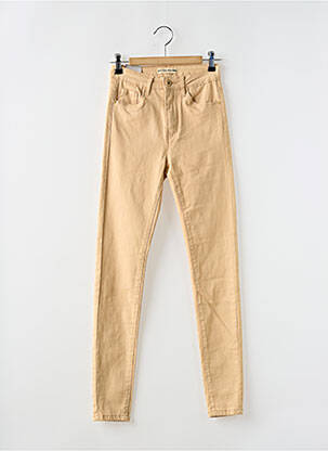 Pantalon slim bej ESTEE BROWN femeie
