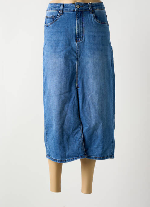 Fustă lungă albastru NINA CARTER femeie